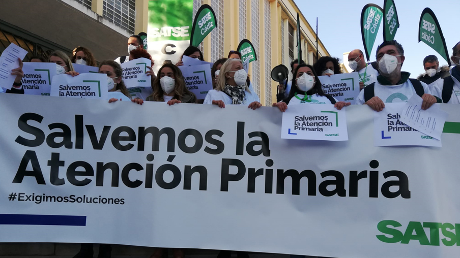 Manifestaciones de SATSE en defensa de la Atención Primaria en Andalucía
